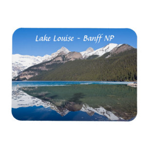 Reflektion över Sjö Louise - Banff NP, Kanada Magnet