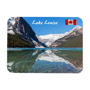 Reflektion över Sjö Louise - Banff NP, Kanada Magnet