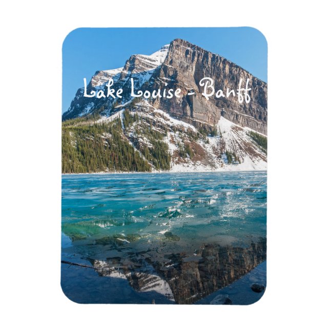 Reflektion över Sjö Louise - Banff NP, Kanada Magnet (Vertikal)