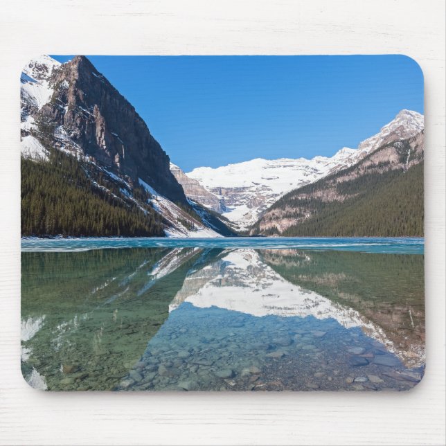 Reflektion över Sjö Louise - Banff NP, Kanada Musmatta (Framsidan)