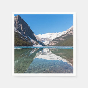 Reflektion över Sjö Louise - Banff NP, Kanada Pappersservett