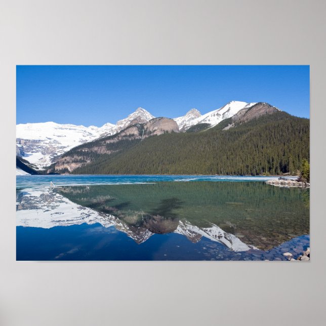 Reflektion över Sjö Louise - Banff NP, Kanada Poster (Framsidan)