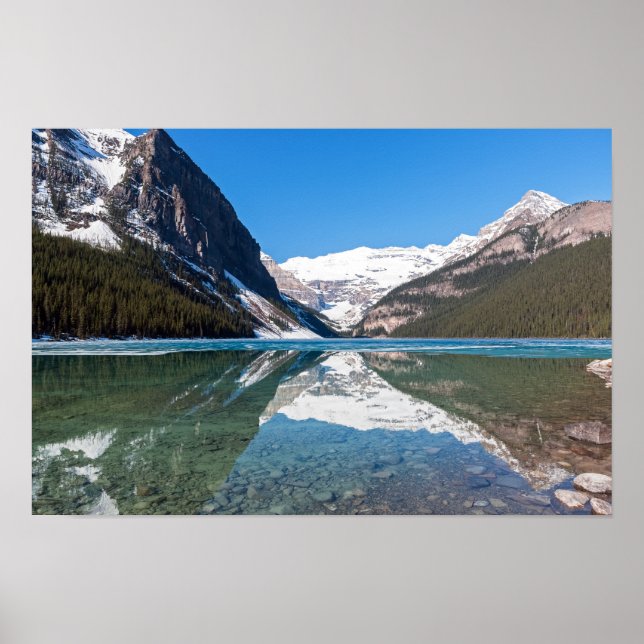 Reflektion över Sjö Louise - Banff NP, Kanada Poster (Framsidan)