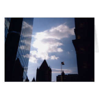 Reflektion över Urban Himmel Hälsningskort