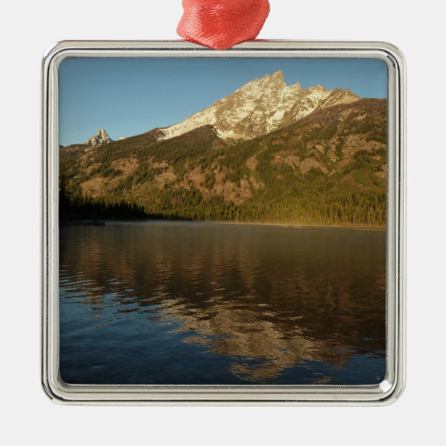 Reflektion vid Jenny Lake I Julgransprydnad Metall (Framsidan)