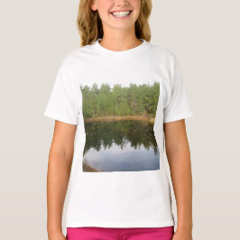 Reflektionen gräs Träd Sjö T Shirt