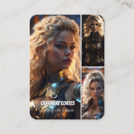 Reflektioner 4 Cosplay Cards Coscards | QR-kod Visitkort