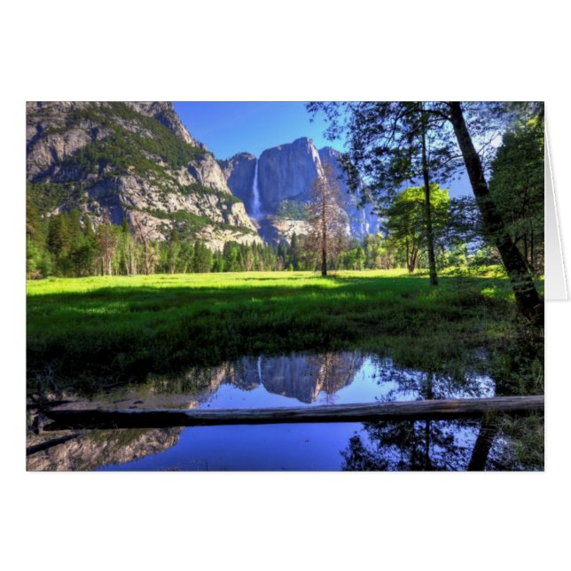 Reflektioner av lägenheter hälsningskort (Framsidan Horizontal)