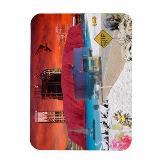 REFLEKTIONER AV OZ ULURU Ayers Sten Magnet