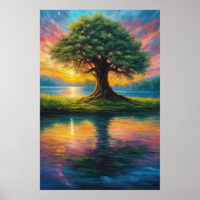 Reflektioner av skönhet, Sunset's Magic Poster (Framsidan)
