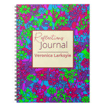 Reflektioner för Abstrakt av multifärgadens Blommi