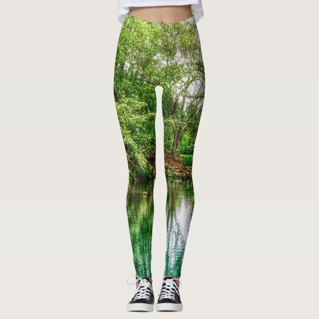 Reflektioner för Grönten vår Leggings (Framsida)
