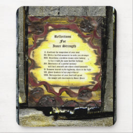 Reflektioner för inre styrka musmatta