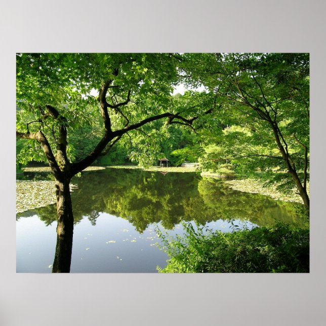 Reflektioner för Kyoto Japan Poster (Framsidan)