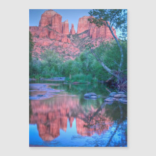 Reflektioner från Cathedral sten, Sedona, Arizona