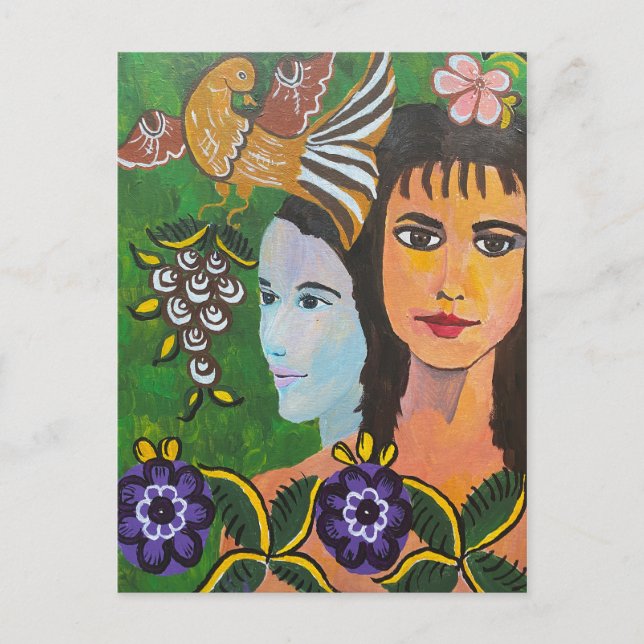 Reflektioner från det förflutna vykort (Framsida)