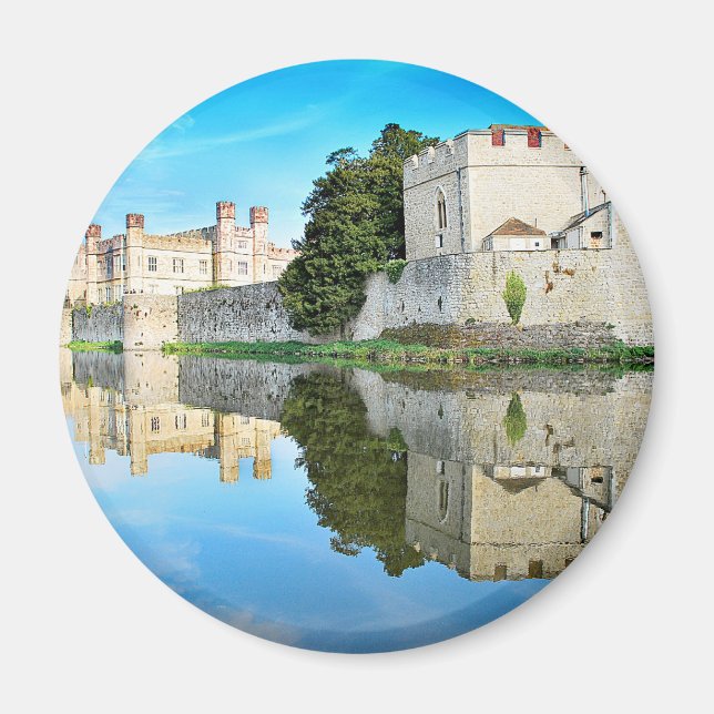 Reflektioner från en majestät slott magnet (Framsidan)
