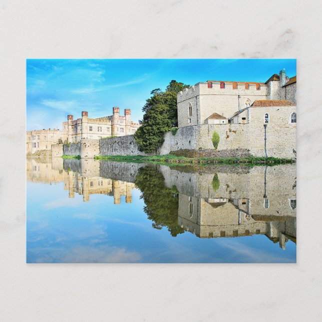 Reflektioner från en majestät slott vykort (Framsida)