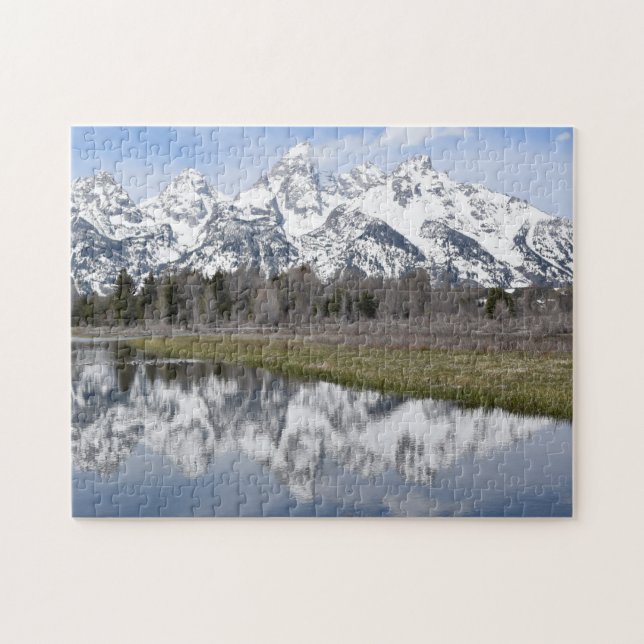 Reflektioner från Grand Tetons - 11 x 14 - 252 pcs Pussel (Horisontell)