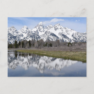 Reflektioner från Grand Tetons Vykort