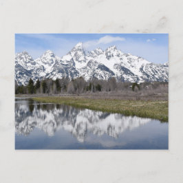 Reflektioner från Grand Tetons Vykort