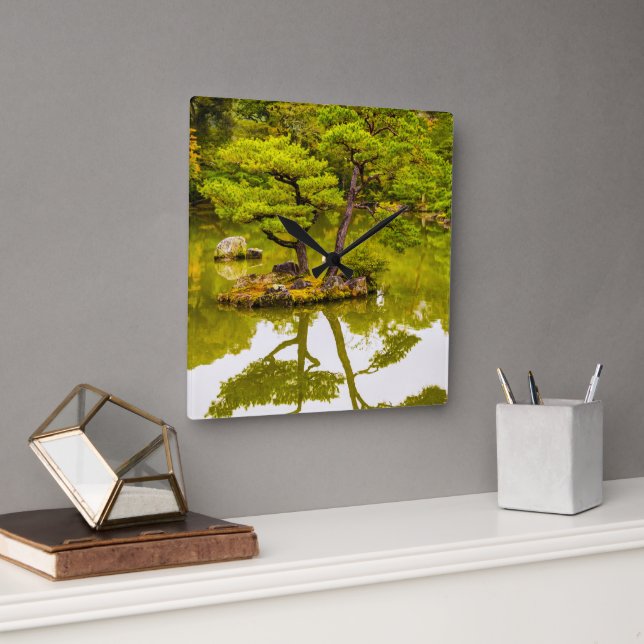 Reflektioner Fyrkantig Klocka (Kontor)