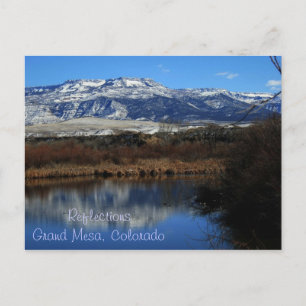 Reflektioner, Grand Mesa Colorado Vykort