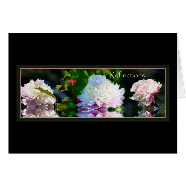 Reflektioner Hälsningskort (Framsidan Horizontal)