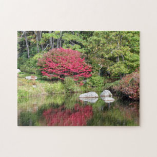 Reflektioner i Azael Garden - New England Pussel