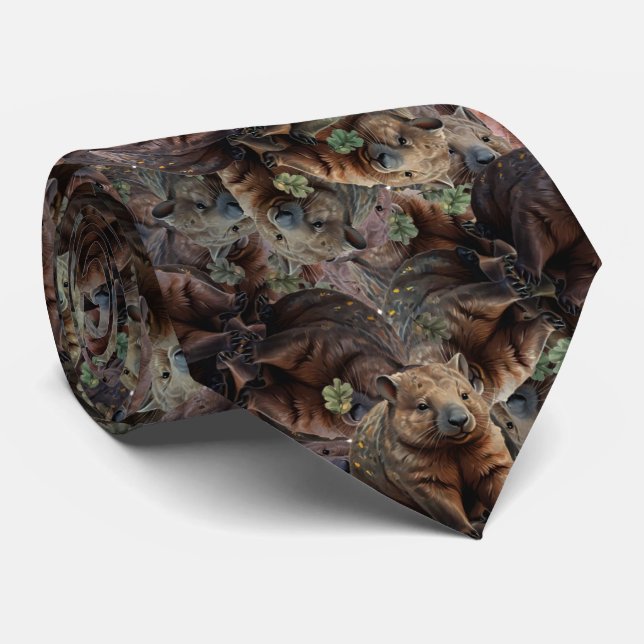 Reflektioner i Burrow: Wombats symmetri Slips (Rullad)