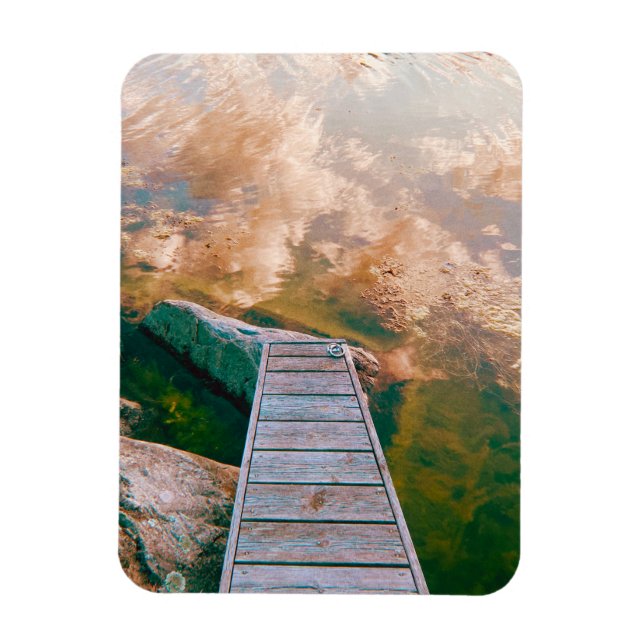 Reflektioner i den svenska skärgården magnet (Vertikal)
