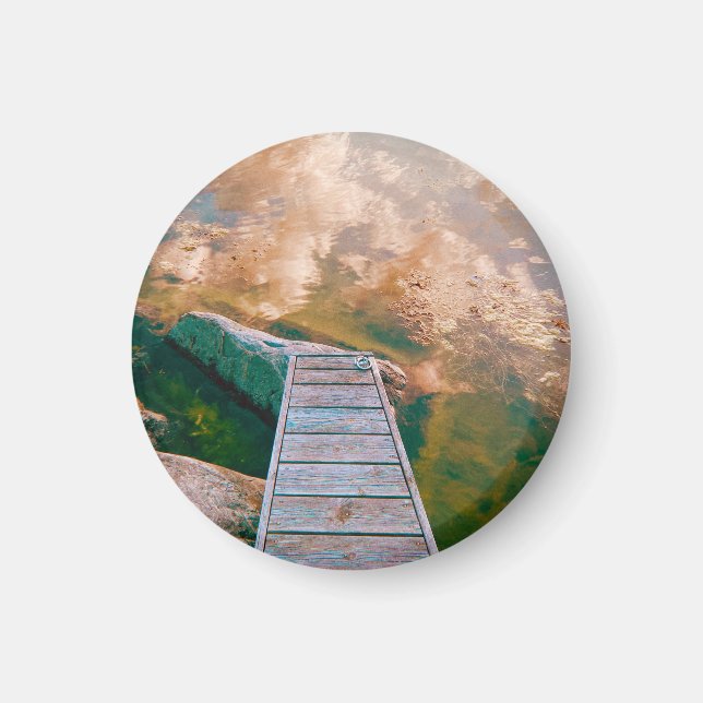 Reflektioner i den svenska skärgården magnet (Framsidan)