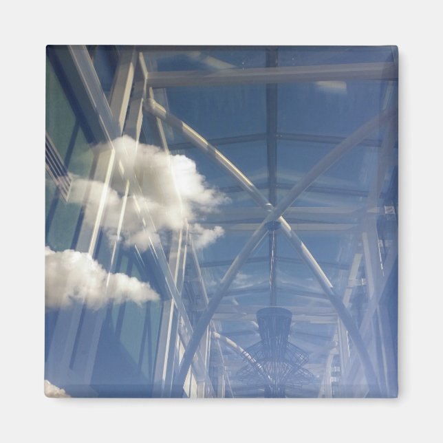 reflektioner i fönstret magnet (Framsidan)