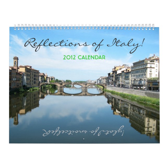 Reflektioner i Jumbo Calendar för Italien Kalender (Omslag)