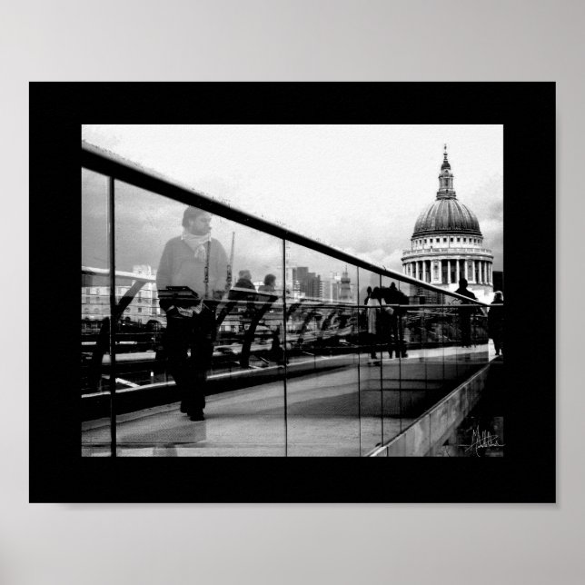 Reflektioner i London [Utskrift] Version 2 Poster (Framsidan)
