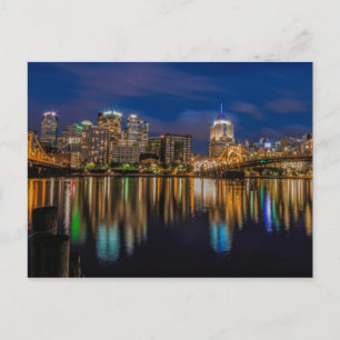 Reflektioner i Pittsburgh Vykort