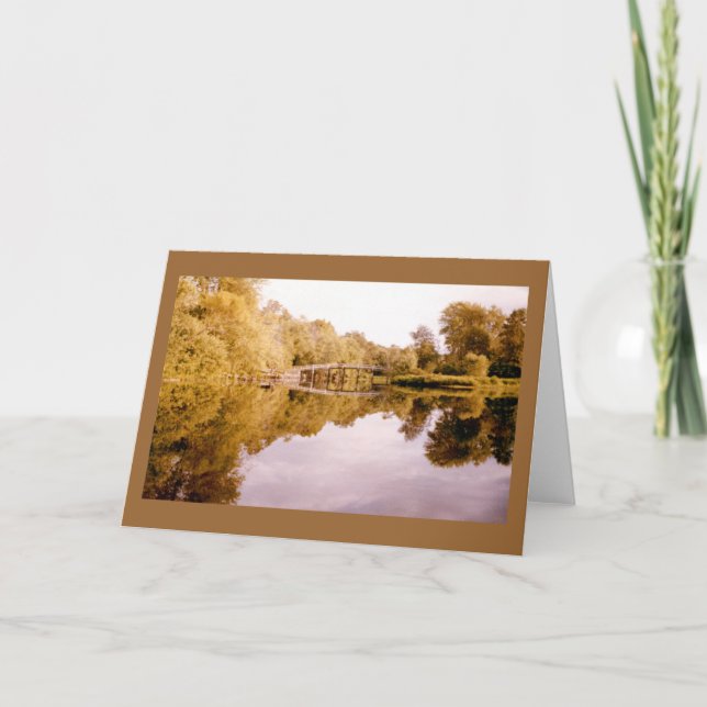 Reflektioner i sjö I Kort (Framsida)