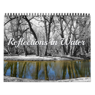 Reflektioner i Vatten naturfotokalender Kalender
