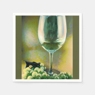 Reflektioner i vin pappersservett