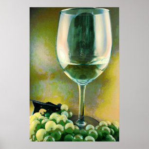 Reflektioner i vin poster