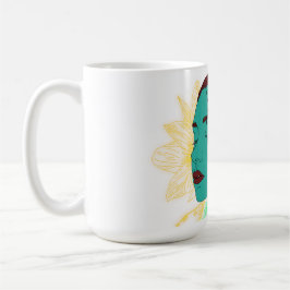 Reflektioner inom teckningar kaffemugg