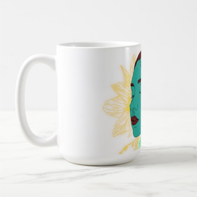 Reflektioner inom teckningar kaffemugg (Vänster)