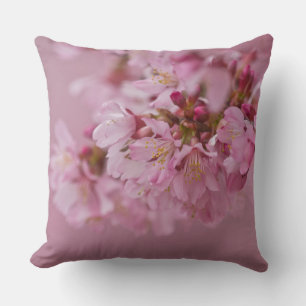 Reflektioner kring Blek Rosa av Sakura Cherry Blom Kudde