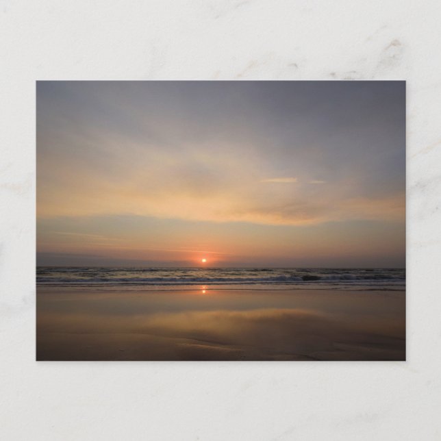 Reflektioner kring havskusten vykort (Framsida)