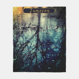 Reflektioner kring personlig Vår Träd Fleecefilt