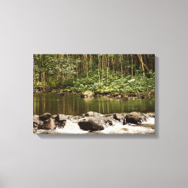 Reflektioner kring Vatten Canvastryck