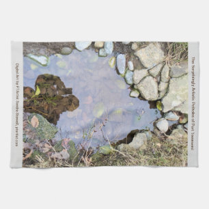 Reflektioner på fotografi kökshandduk