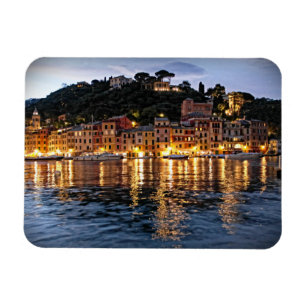 Reflektioner på Portofino, Italia - Italien Magnet