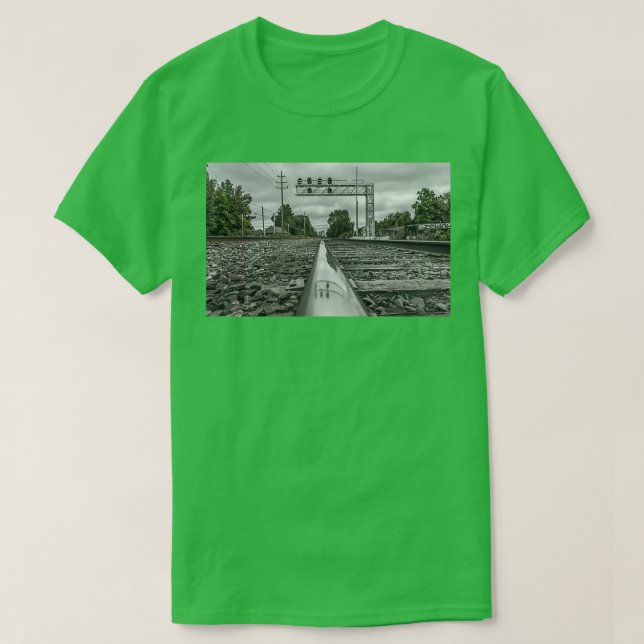 Reflektioner på räl 1 t shirt (Design framsida)