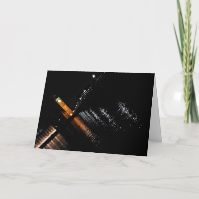 Reflektioner på Thames - Big Ben Greeting Card Kort (Framsida)